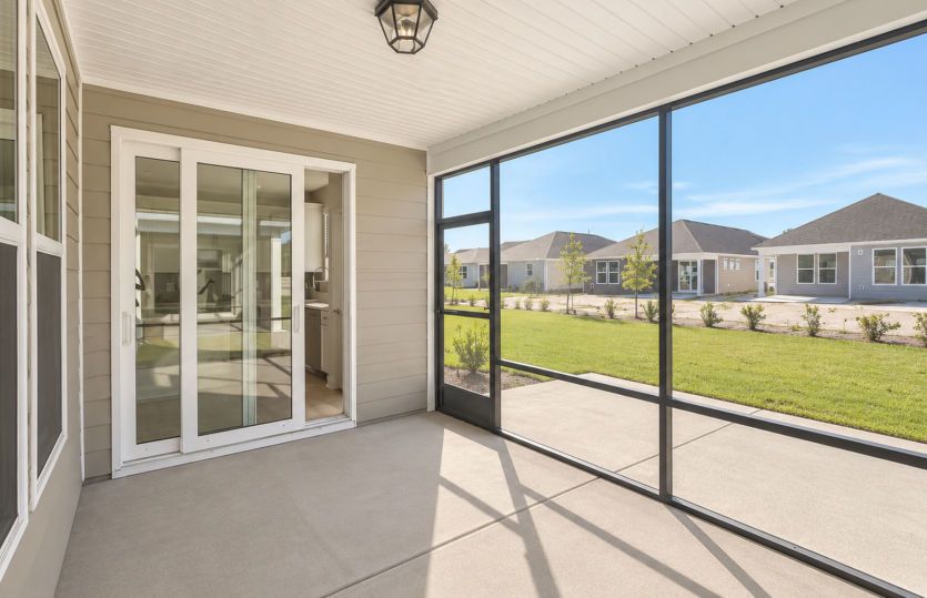 Screened-In Patio off of Kitchen