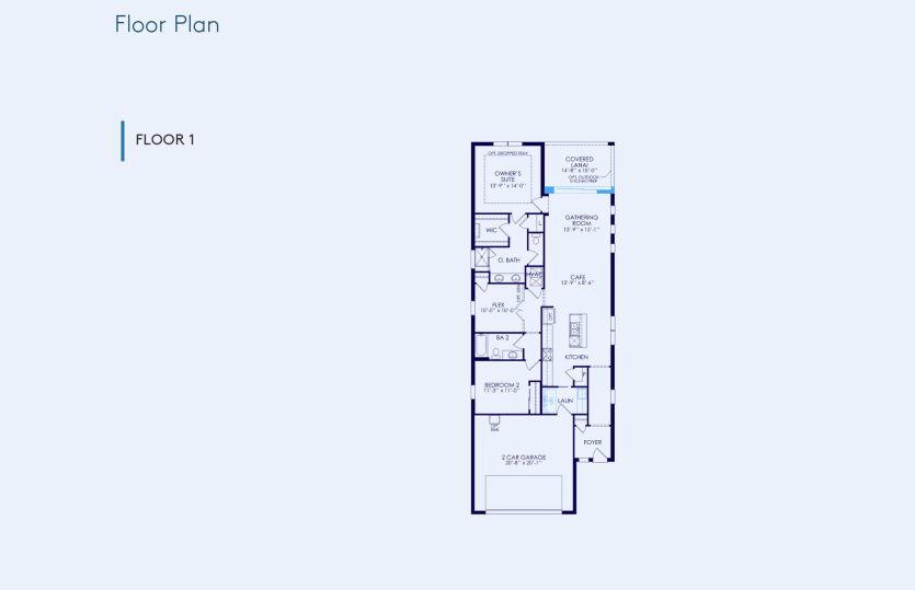 Hallmark Floor Plan, Quick Move-In Home, Floor 1