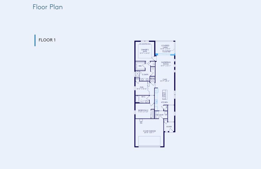 Hallmark Floor Plan, Quick Move-In Home, Floor 1