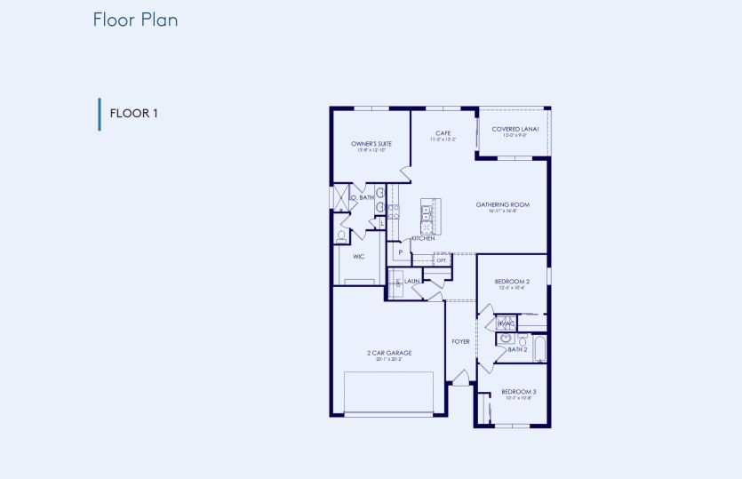 Crestmere Floor Plan, Quick Move-In Home, Floor 1