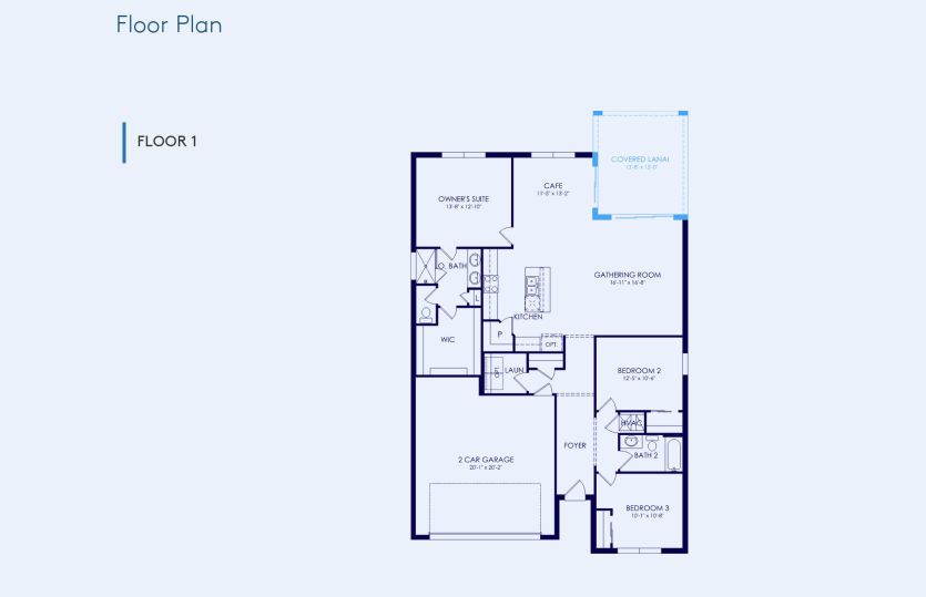Crestmere Floor Plan, Quick Move-In Home, Floor 1