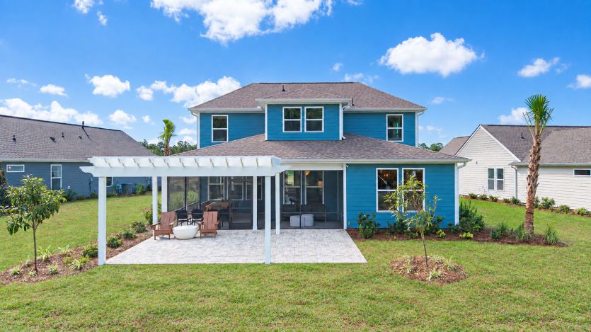Private backyard with outdoor living potential.