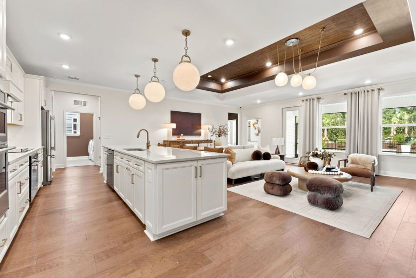Modern kitchen design with stylish finishes.