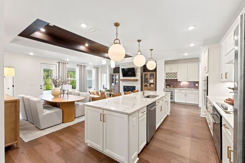 Modern kitchen design with stylish finishes.