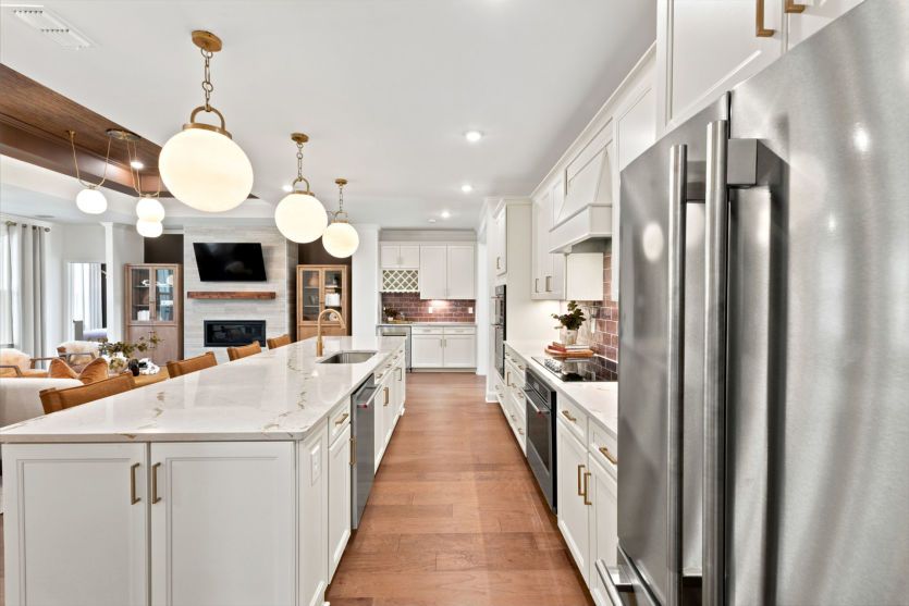 Modern kitchen design with stylish finishes.