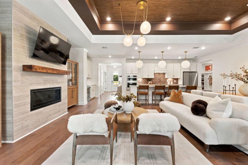 Spacious gathering room for everyday living.