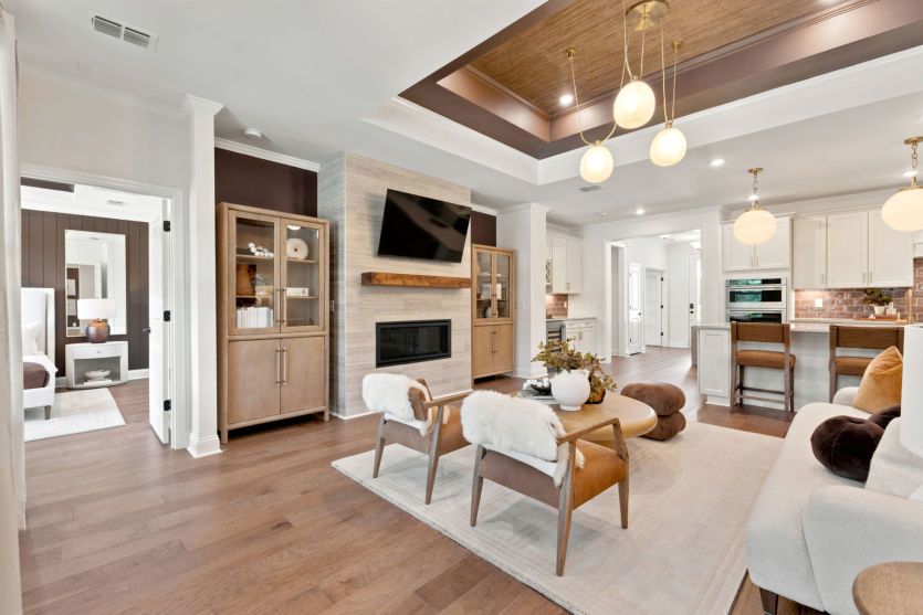 Spacious gathering room for everyday living.