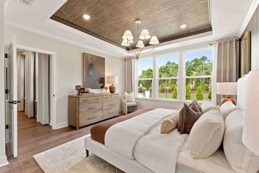Spacious owner's suite with comfortable living.