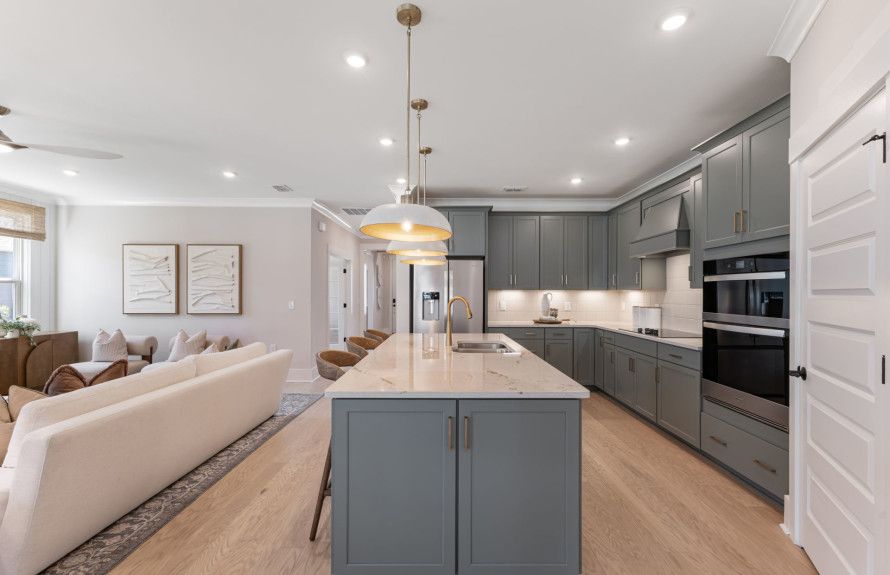 Open concept floor plans
