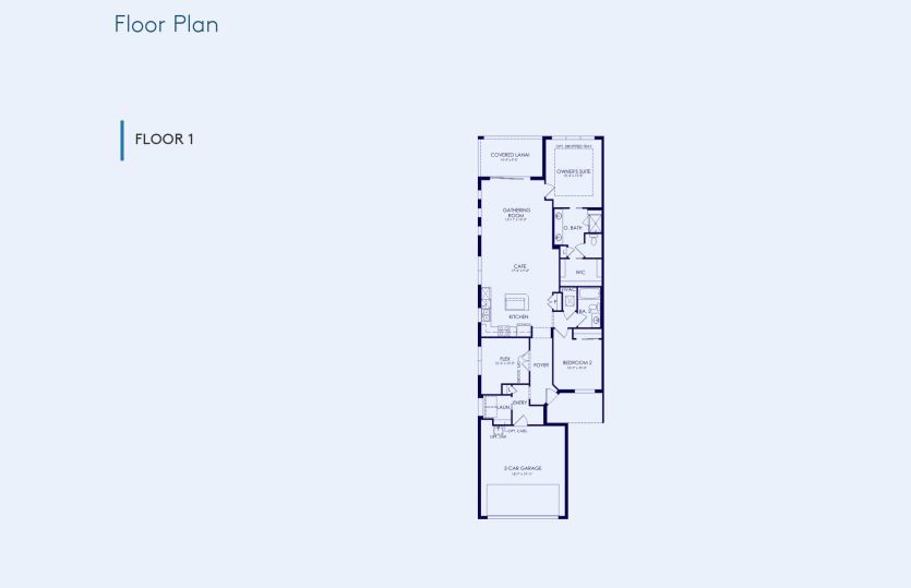 Ellenwood Floor Plan, Quick Move-In Home, Floor 1