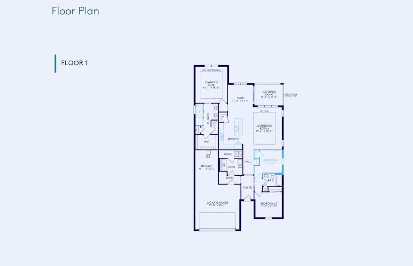 Mystique Floor Plan, Quick Move-In Home, Floor 1