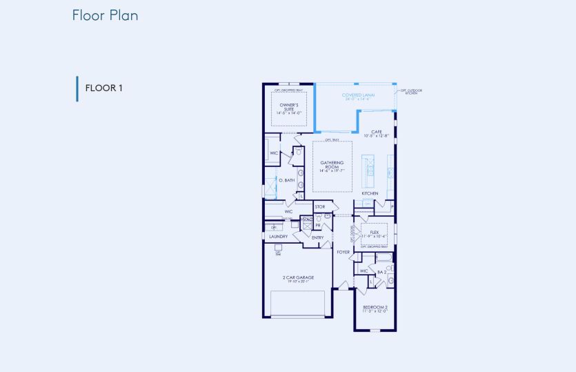 Prestige Floor Plan, Quick Move-In Home, Floor 1
