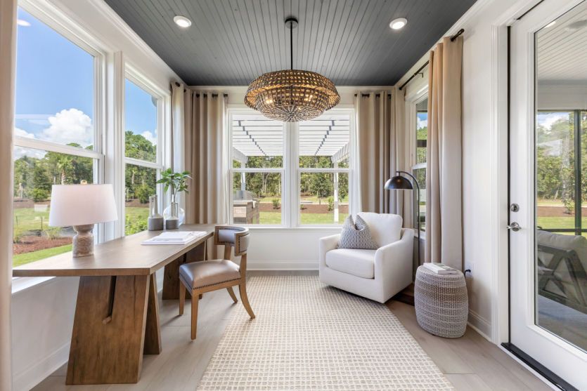 Use Flexible space for a study or task room.