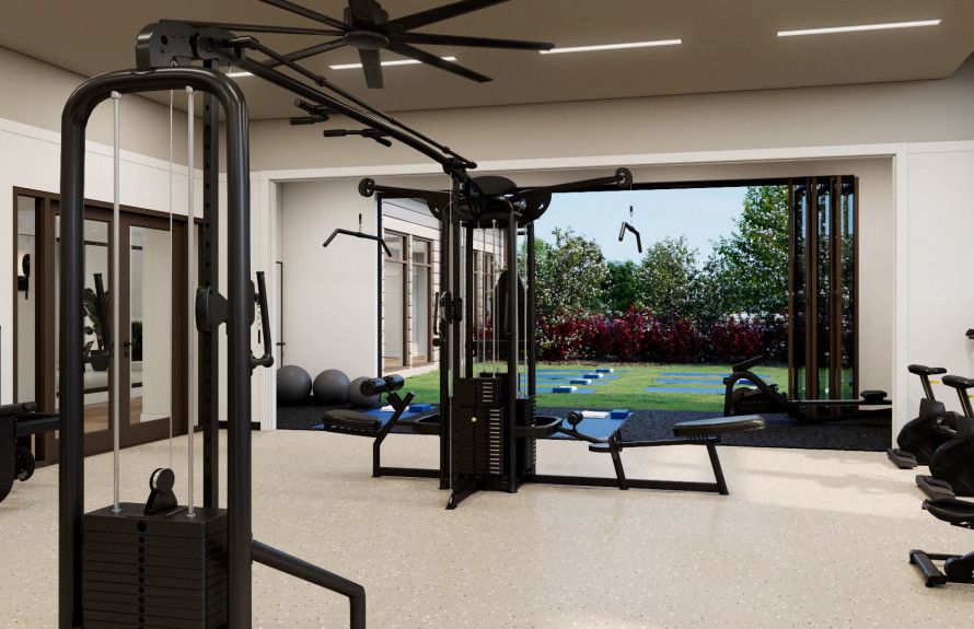 Fitness Center & Yoga Area