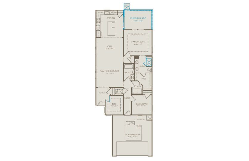 Lot 211 - Compass - Floor Plan