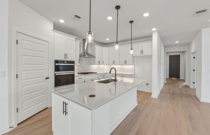 Abundant cabinet space available in kitchen