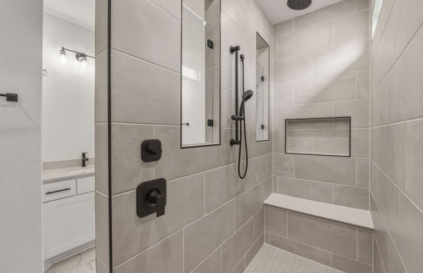 Beautiful shower in primary bath
