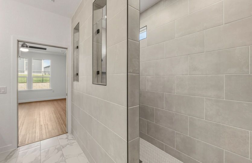 Beautiful shower in primary bath