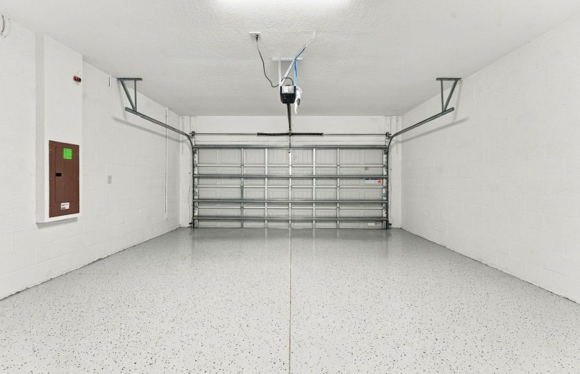 2 Car Garage w/Epoxy Flooring