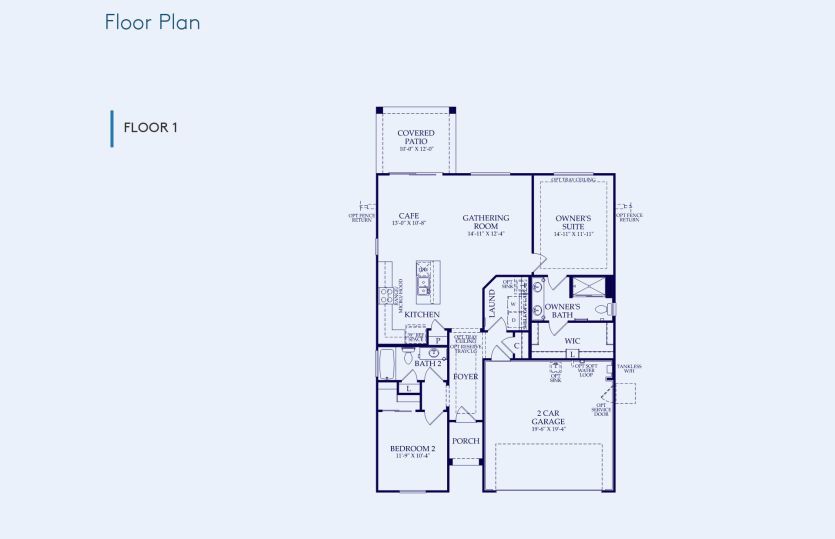 Traverse Floor Plan, Quick Move-In Home, Floor 1