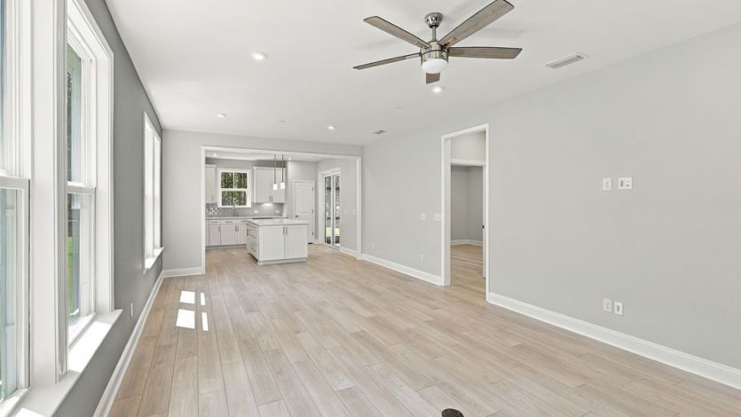 Open Concept Gathering Room and Cafe