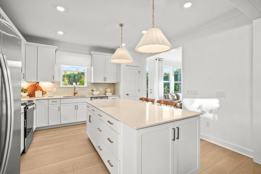 Beautiful Open Kitchen with Island