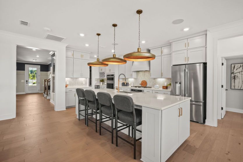 Stunning Kitchen with an Island