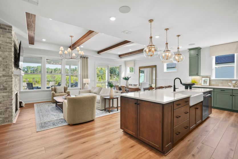 Beautiful Open Kitchen