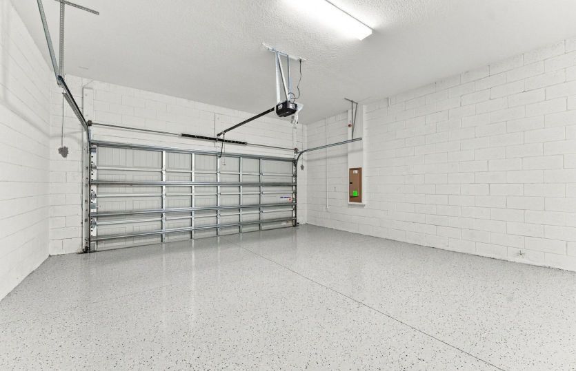 2 Car Garage w/Epoxy Flooring