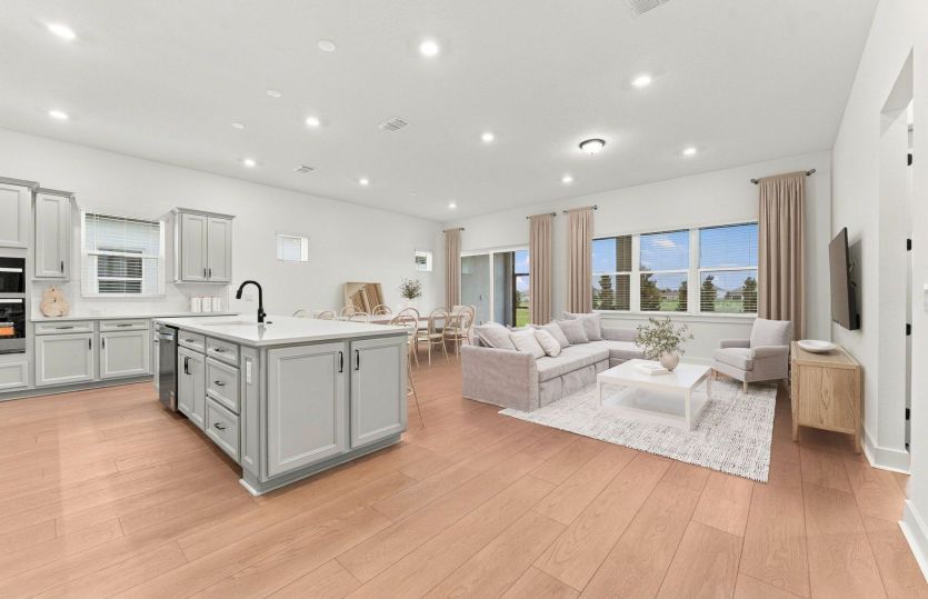Virtually Staged - Open Gathering Room