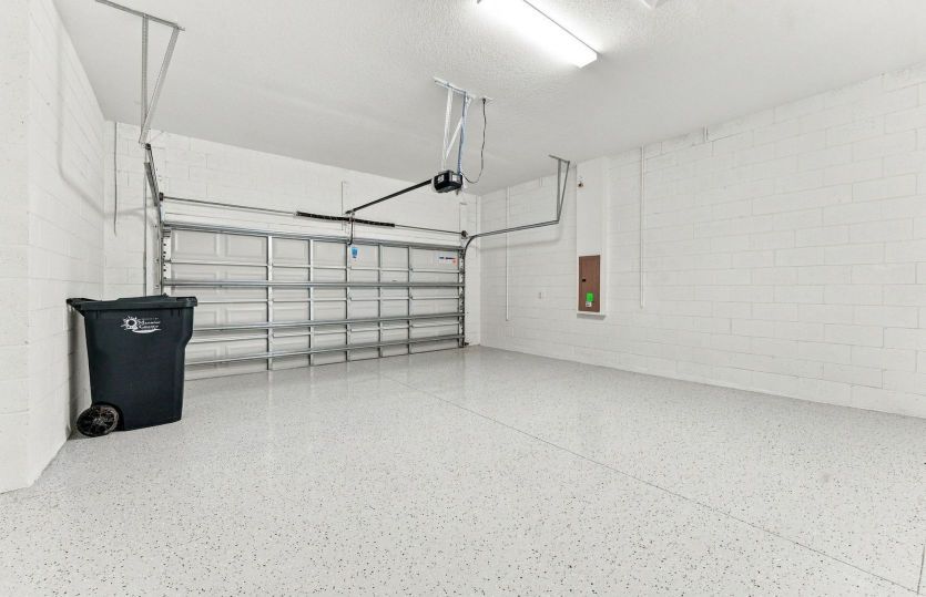 2 Car Garage w/Epoxy Flooring