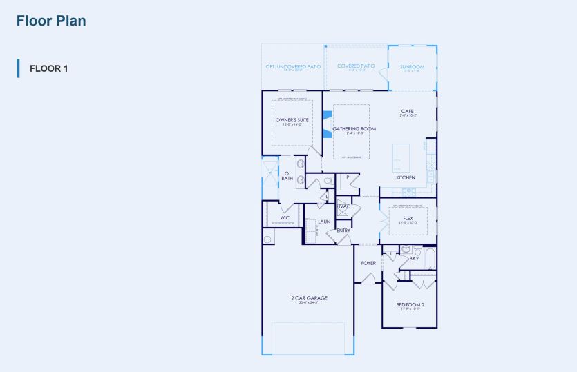 Prosperity Floor Plan, Quick Move-In Home, Floor 1
