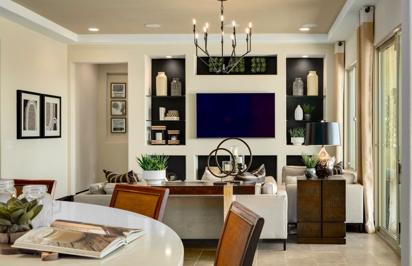 Cafe overlooks the gathering room