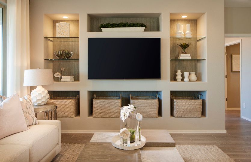 Built-In Entertainment Center in Gathering Room
