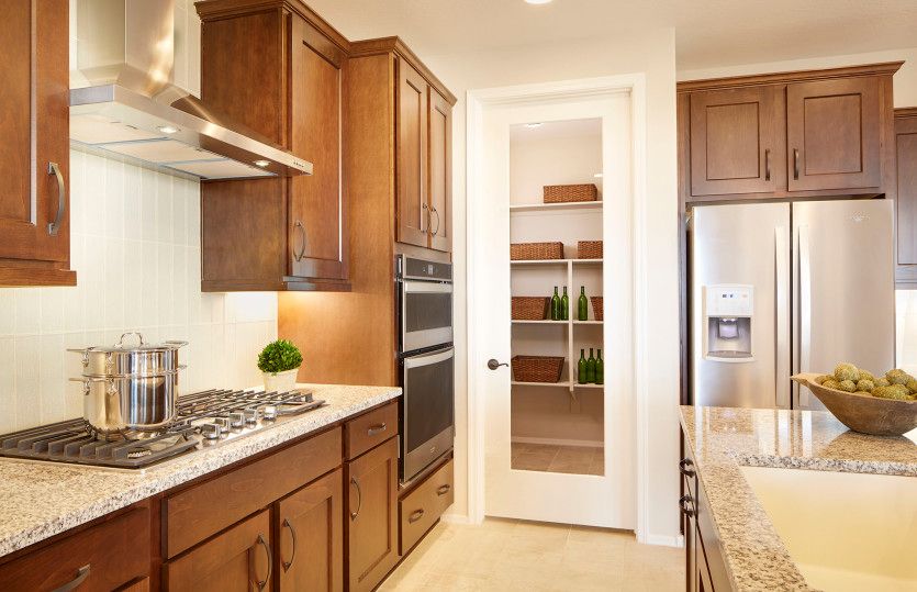 The Kitchen Allows for Elegant Cabinet Options