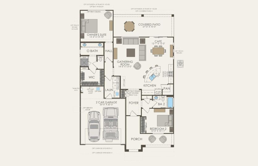 First Floor 2 br / 2 ba