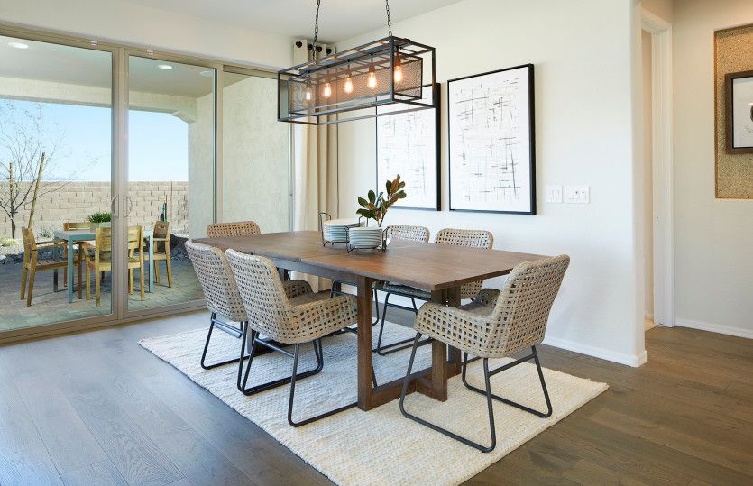 Enjoy dinner in the cafe just off the kitchen