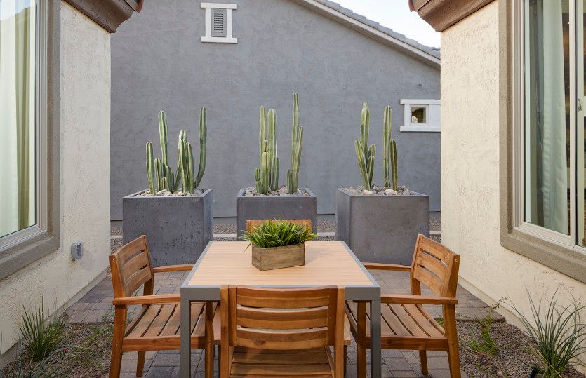 Interior courtyard nook perfect for reading or enjoying the Arizona weather