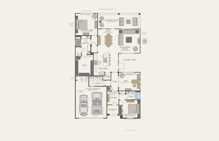 First Floor 2 br / 2 ba