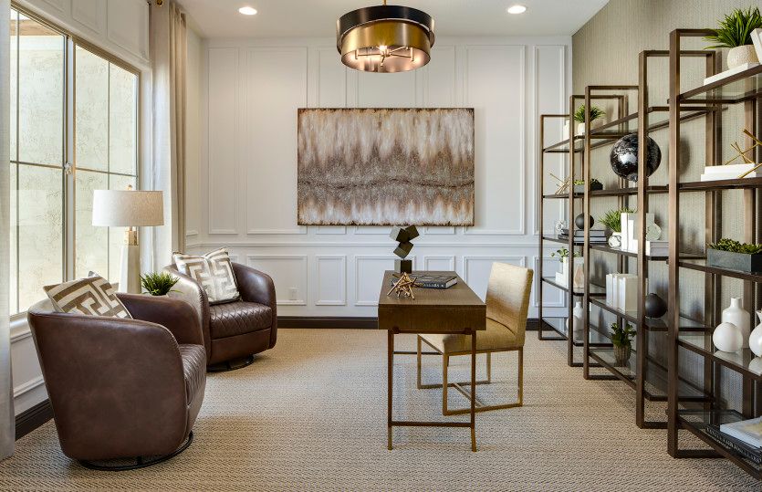Right off the entry is an Open Den that can be utilized as needed