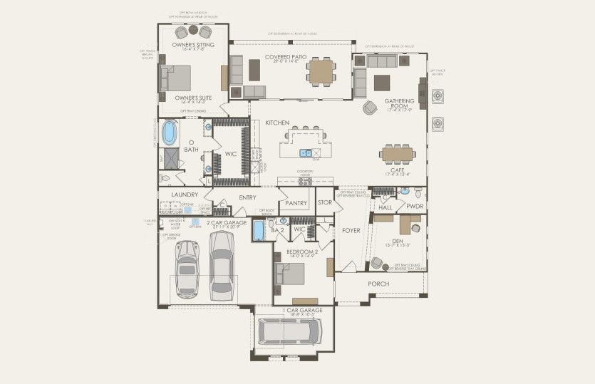 First Floor 2 br / 2.5 ba