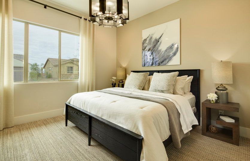 Secondary bedroom offers bight windows and plenty of space