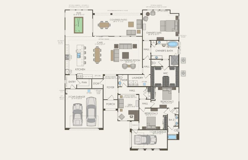 First Floor 3 br / 2.5 ba