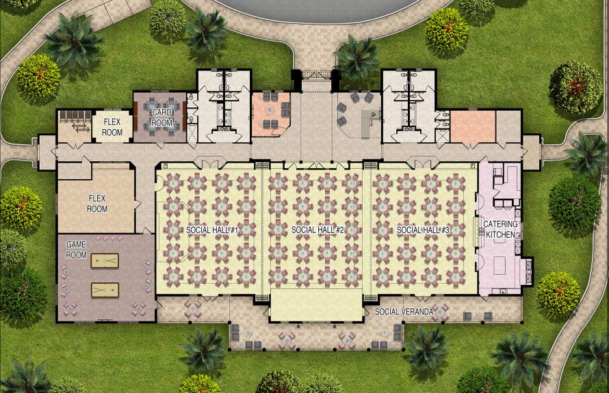 Grand Hall Clubhouse