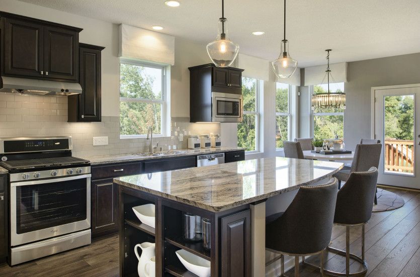 Oversized Island in Kitchen