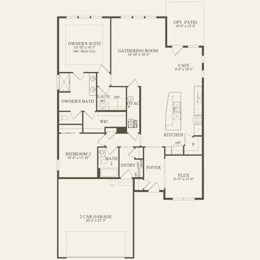 First Floor 2 br / 2 ba