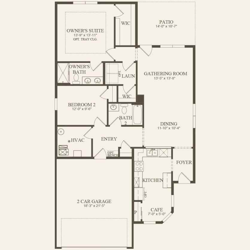 First Floor 2 br / 2 ba