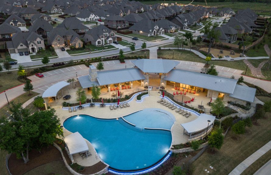 Overview of The Club and pool