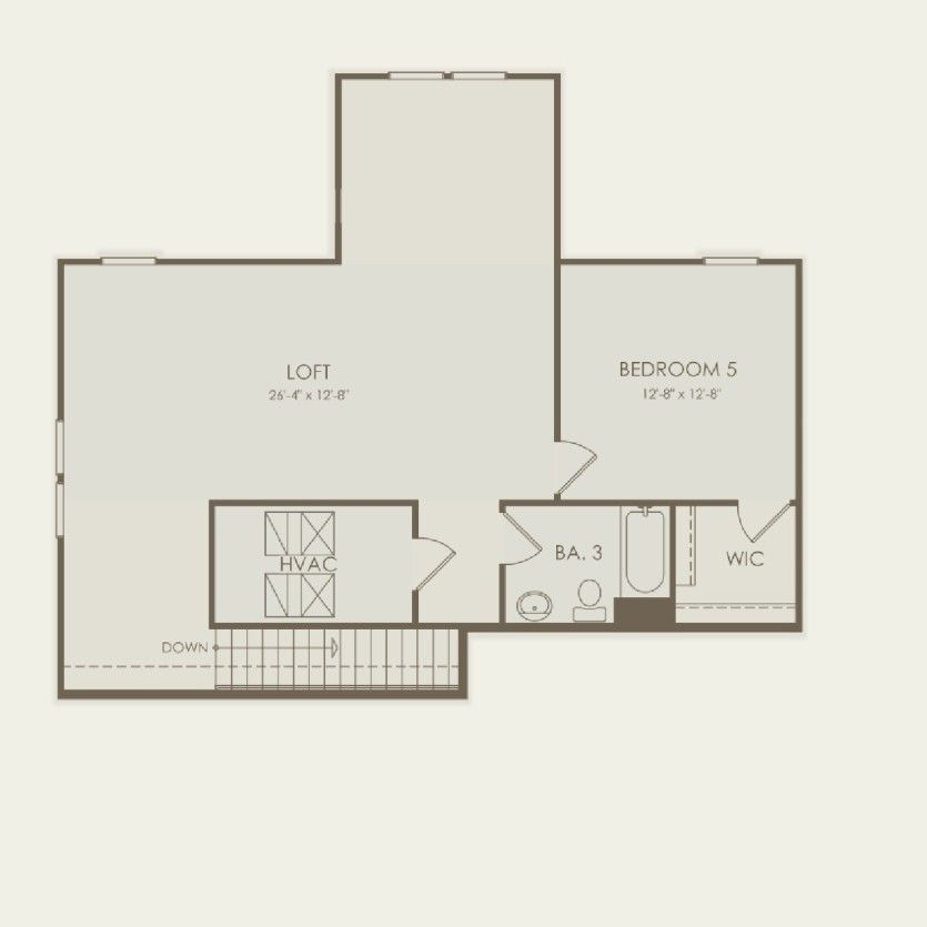 Second Floor 3 br / 3 ba