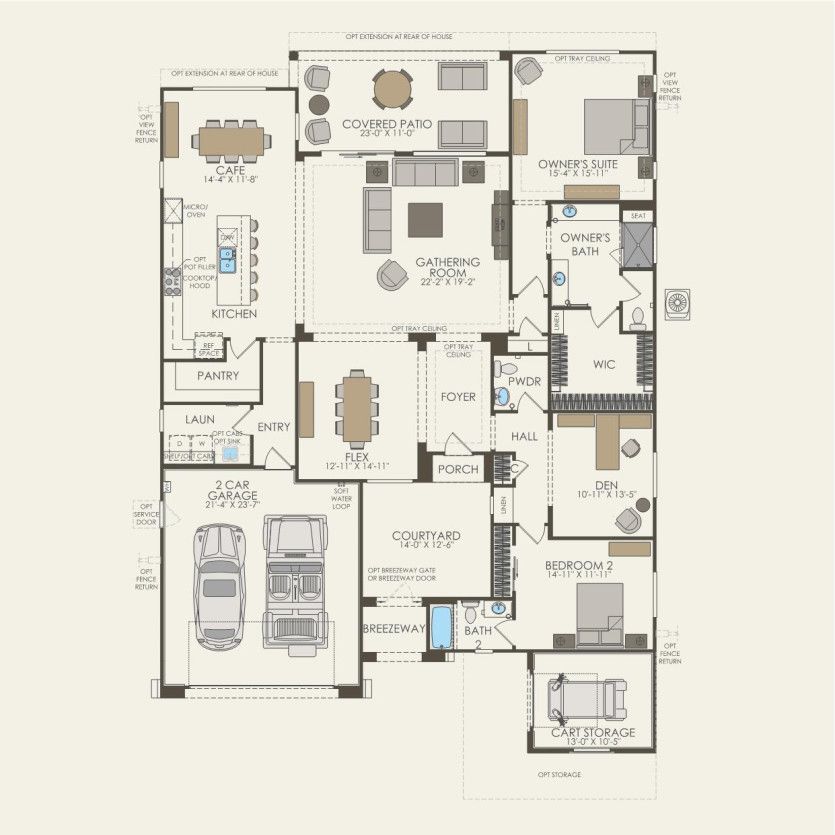 First Floor 2 br / 2.5 ba